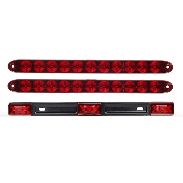 Partsam 12V Led Trailer Lights Bar Kit, 2Pcs 15" 11