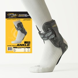 Ankle Brace Designed to Provide Maximum Support and Protection for Individuals Dealing with Chronic Ankle Instability, Arthritis, or Recovering from Moderate to Severe Ankle Injuries. - Small