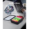 Luxtude Flash Drive Case with Combination Lock (112 Labels Included)