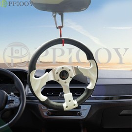 PPIOOY Car Steering Wheel Hook Quick Release Adjustable Creative Aluminum Alloy Hook Hanging Universal Car Suspension Accessory (Red)