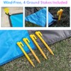 Beach Blanket Large Size 86.7 in * 70.9 in Outdoor
