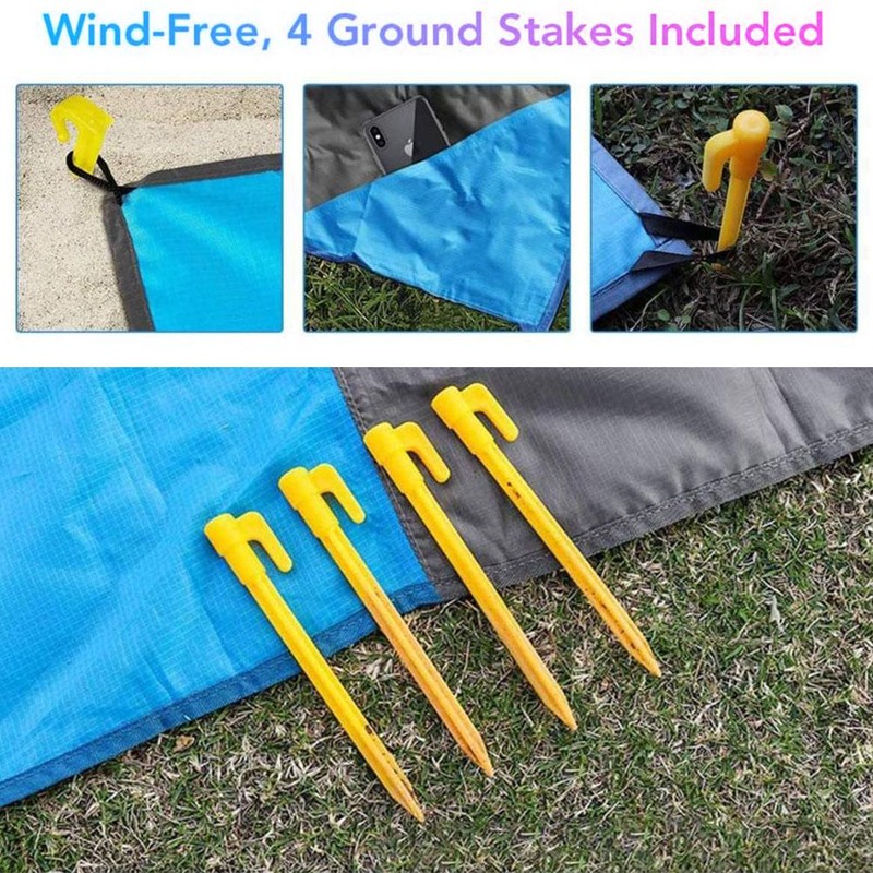 Beach Blanket Large Size 86.7 in * 70.9 in Outdoor