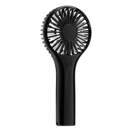 Edvision Handheld Fan, Portable Fan Mini Fan Powerful Hand Fan with 3 Speeds, USB Rechargeable Personal Fan, Makeup Lash Fan for Stylish Girls, Cute Small Pocket Fan for Travel/Outdoor/Home, Black