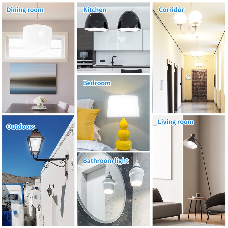 Led Light Bulb 6pcs 200w Equivalent 2500 Lumen 5000k Cool