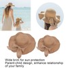 2Pcs Ladies Sun Hat UV Sun Protection Breathable Wide Brim