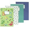 Papierdrachen 4 high-quality school notebooks for children, DIN A4, lined