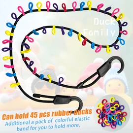 Rubber Duck Holder for Jeep Owners, Duck Display Rope Paracord Strap for Jeep Wrangler YJ TJ JK JL JT, Jeep Ducking Interior Accessory (Rubber Ducks Not Included)