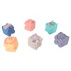 12PCS Children Silicone Building Blocks Soft DIY Educational Chewable Animals