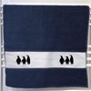 Huuraa Sports Towel Penguins Silhouette Gift 50 x 100 cm