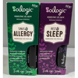 Oilogic Essential Oil Roll-On, 0.3 oz - Sleep, Cough, Itch, & MORE!-CHOOSE ITEM! - Slumber & Sleep