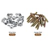 uxcell 20pcs M4x25mm Hanger Bolt, 10pcs M4 Wing Nuts for