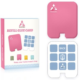 36 Pcs Sticky Refill Glue Cards, Compatible with Safer Home SH502, Dynatrap DT3005W-DS3, DT23005-06, Targets Moth, Fly, Mosquito, Gnat and More, Safe and Super Sticky (Peach Pink)