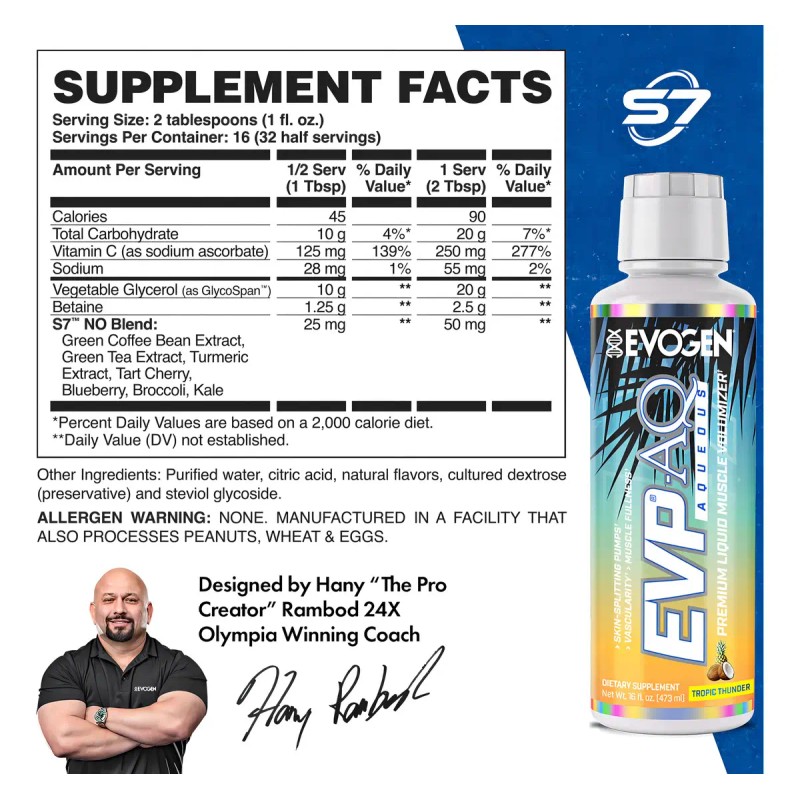 Evogen Evp Liquid Glicerol Líquido Sabor Tropic Thunder