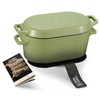 KooK Enameled Cast Iron Dutch Oven for Sourdough Bread Baking