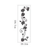 COVPAW® Wall Sticker XXL Flowers Tendril Rose Wall Sticker Mural