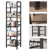 YMYNY 5 Tier Bookshelf, Freestanding Bookcase for Living Room, Bedroom,