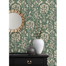 NuWallpaper Emerald Enchanted Peel & Stick Wallpaper