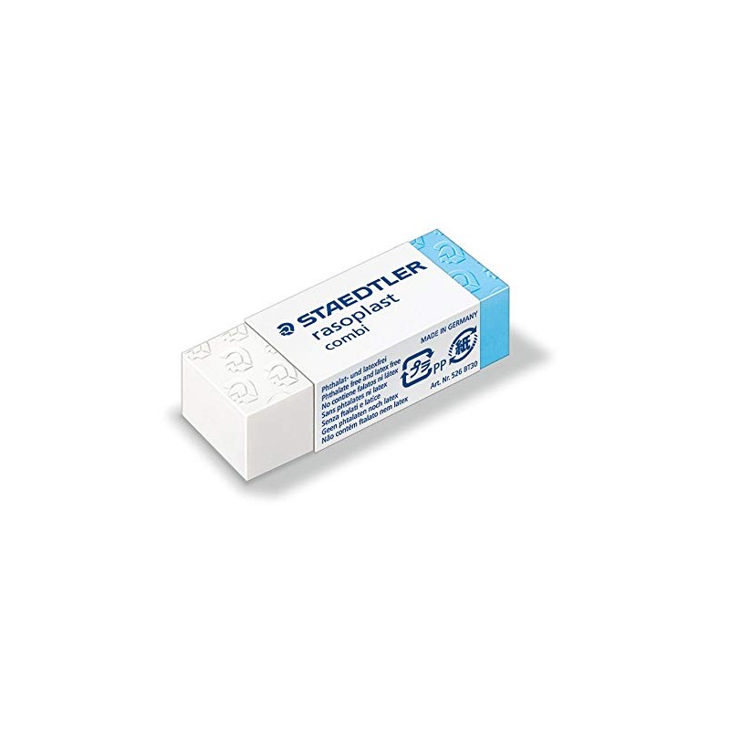 Staedtler Rasoplast Combi 526 BT3 BK3D Eraser