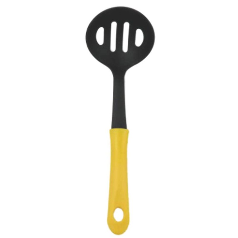arutexisu [Commercial] Mini Kitchen Nylon Hole 明ki Ladle Yellow