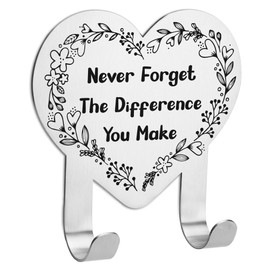 Key Holder for Wall Decorative, Wall Mounted Key Rack, Adhesive Stainless Steel Key Hooks, Key Organizer for Wall Mount, Key Hanger for Hallway Doorway Entryway Bathroom Kitchen Living Room, CHA312