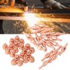 Plasma Electrodes Nozzles, 40pcs Red Copper Plasma Cutter Consumables Electrode
