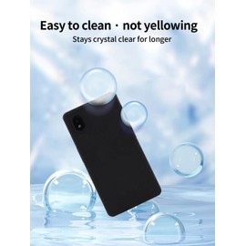 Case for Bigme E-Ink Screen Mobile Hibreak 5.84 inch,WUNIAK Drop-Resistant Design Shock Proof Lightweight Rubber Shell Protective Soft Silicone Cover,Black