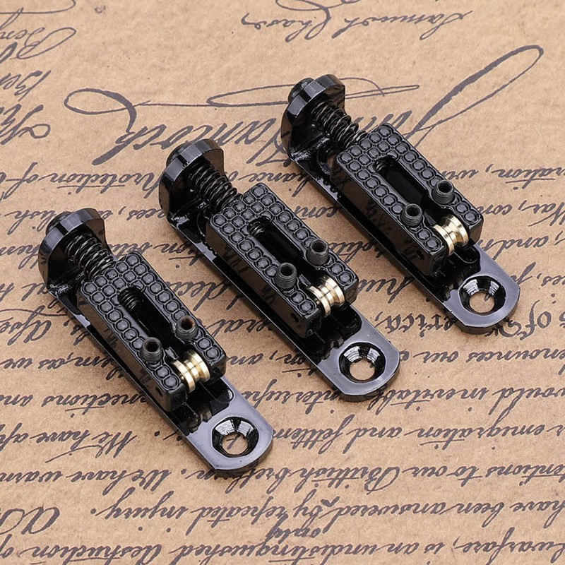 3 PCS Single Roller String Bridge 3cm for Guitar Musical