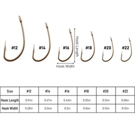 Dr.Fish 100 Pack Nyphm Fly Hooks Curved Shank Fly Tying Short Shank Hook for Emergers Shrimp Nymph Caddis Pupa Saltwater Freshwater Gold #14