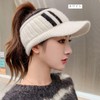 YAYUPLUS Women's Knit Sun Visor, Knit Hat, Sun Visor, Knit