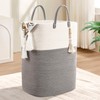 Woven Laundry Basket for Clothes, 100L Large Rectangle Laundry Hampers