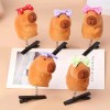 Pinzas Capibara 100 Piezas Para El Cabello Moda