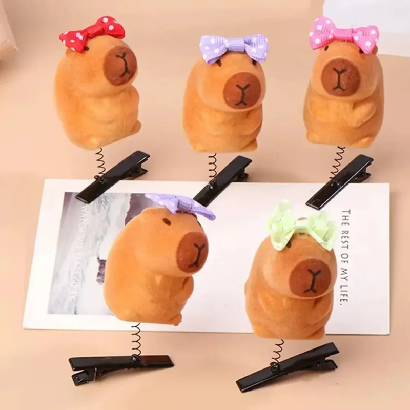 Pinzas Capibara 100 Piezas Para El Cabello Moda