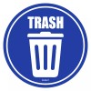 Sticker Sector Trash Recycle Sticker - Home Office Container Symbol