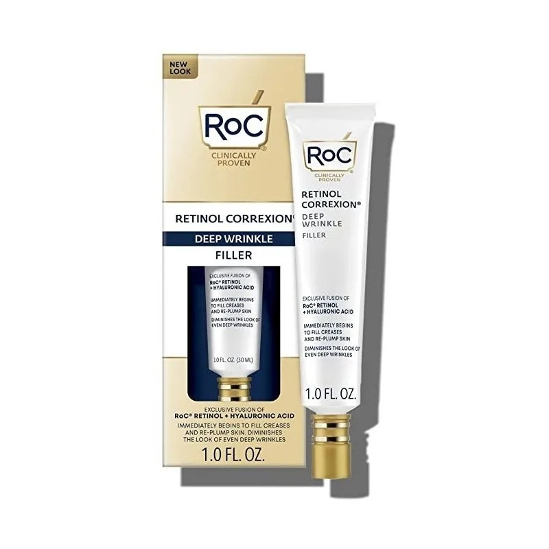 Crema Facial Antiarrugas RoC Retinol Correxion con Ácido Hialurónico 30ml