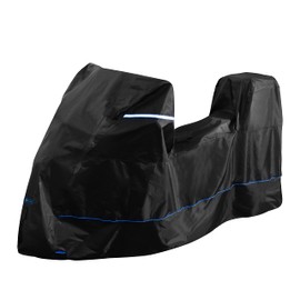 FENRIR 420D 90"INCH Motorcycle Cover Waterproof Outdoor Storage compatible with Adventure MaxiScooter R1300GS R1250GS S1000XR Multistrada Vstrom Versys Tracer9 Tenere700 Africa twin NC750 XMAX Burgman
