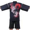 Fancy Pumpkin Jinbei Men’s Japanese Yukata Kimono, House Robe, Pyjamas,