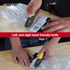 Craftec Retractable Utility Knife Box Cutter with Holster & Lanyard