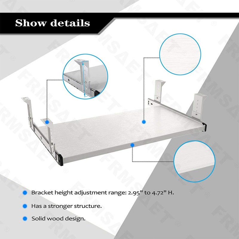 FRMSAET Furniture Accessories Office Product Suits Hardware 20/24/30 inches Keyboard