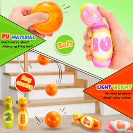 Hapikids Pack of 12 Bowling Set Children, Dinosaur Toy from 2 Years, Can Throwing Children's Toy from 3 Years, Montessori Toy, 2 3 4 5 6 Years Gift Boy 3-8 Years Children's Toy from 2 Years