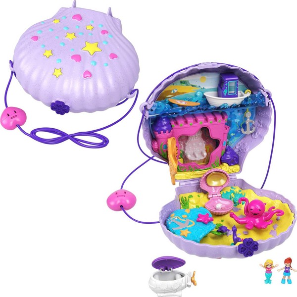 POLLY POCKET Polly Pocket Travel Toy with Micro Dolls &