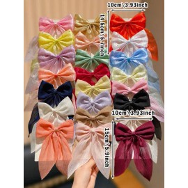 Juego De 23 Piezas De Pinzas Para El Pelo Con Forma De Lazo