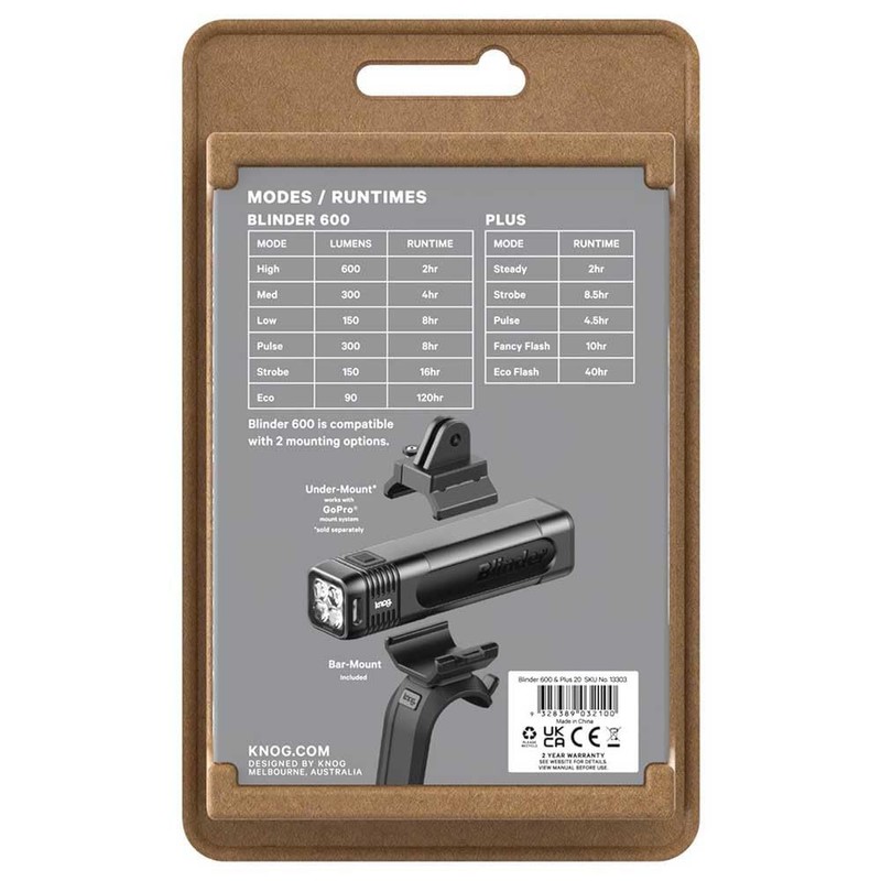 Blinder 600 & Plus Rear Bike Light Set