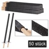 Eulenke Pack of 50 Wax Torches with Hand Guard, 90-100