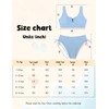 Glaoly Girls Swimsuit 2 Piece V-Neck Cutout Girls' Swimwear Top
