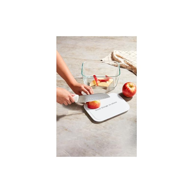 Mud Pie Cutting Board Container, Clear