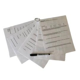 Army Laminated Operations Order (OPORD) Template | Weatherproof OPORD Shell