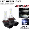 AUIMSOCO 2x 9006/HB4 LED Combo Headlight Bulb Kit Low Beam