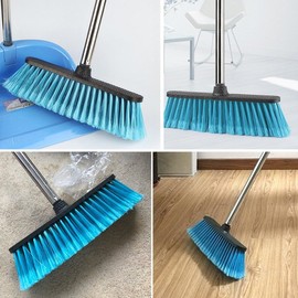 Cepillo de Escoba Multiusos con Cerdas Rígidas para Exteriores y Patios