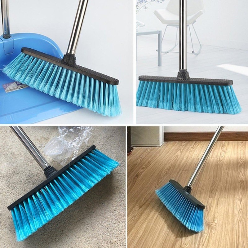 Cepillo de Escoba Multiusos con Cerdas Rígidas para Exteriores y
