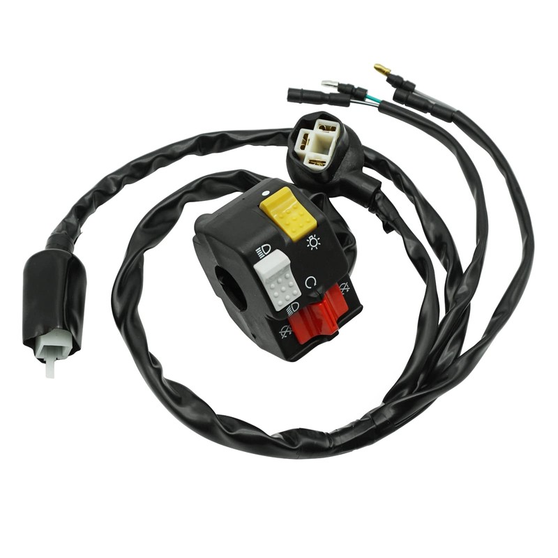 M MATI Handlebar Control Switch Kill Stop Headlight Button for